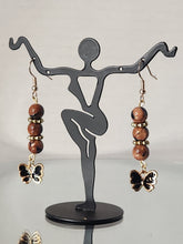 Load image into Gallery viewer, Sandstone Crystal Stone Beads Earrings