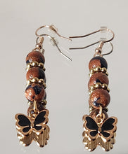 Load image into Gallery viewer, Sandstone Crystal Stone Beads Earrings