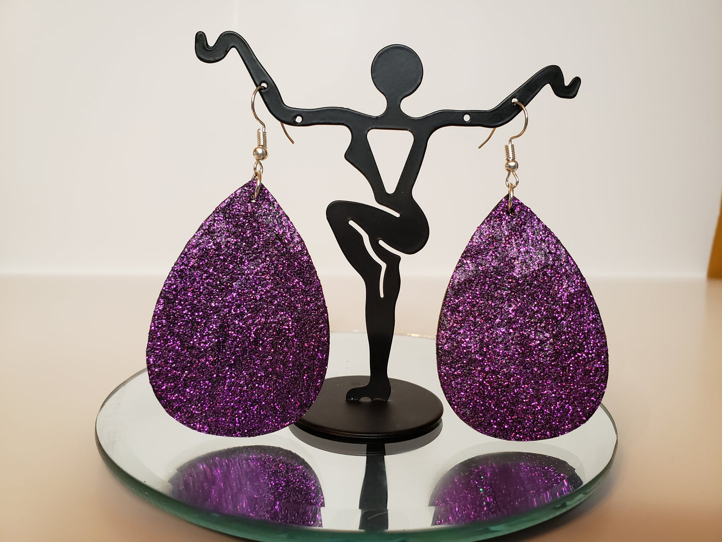 Royal Purple - Tear Drop Earrings