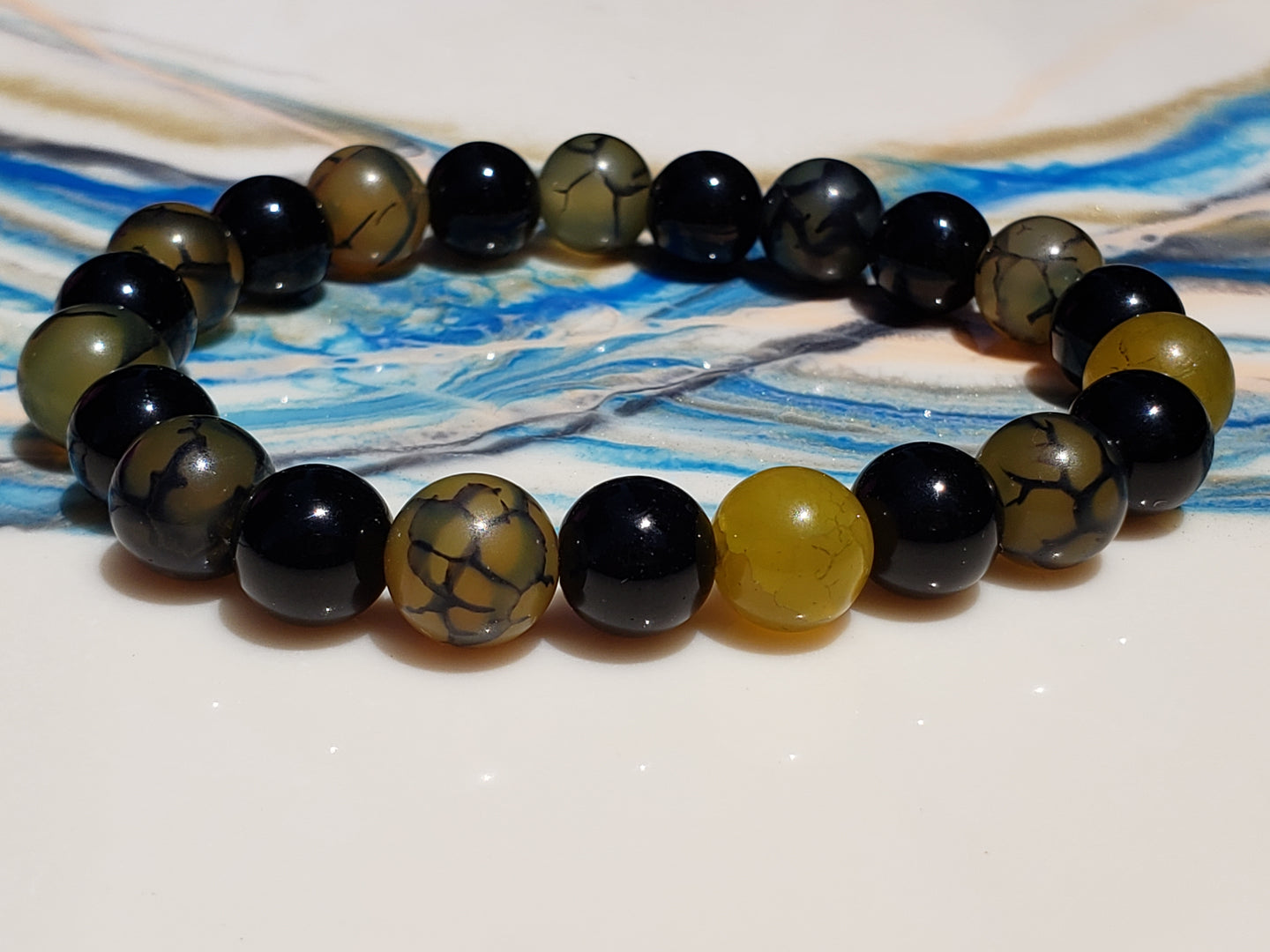 Dragon Agate Bracelet - Large